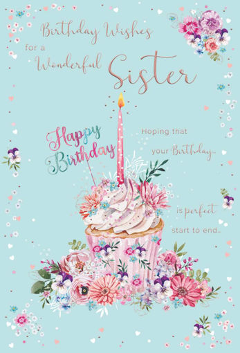 Picture of WONDERFUL SISTER BIRTHDAY CARD